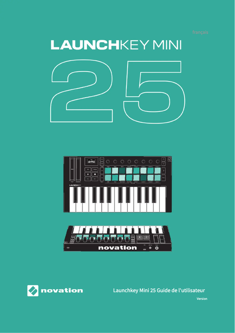 Imagen de la primera página del manual del dispositivo Launchkey MMini 25 K4