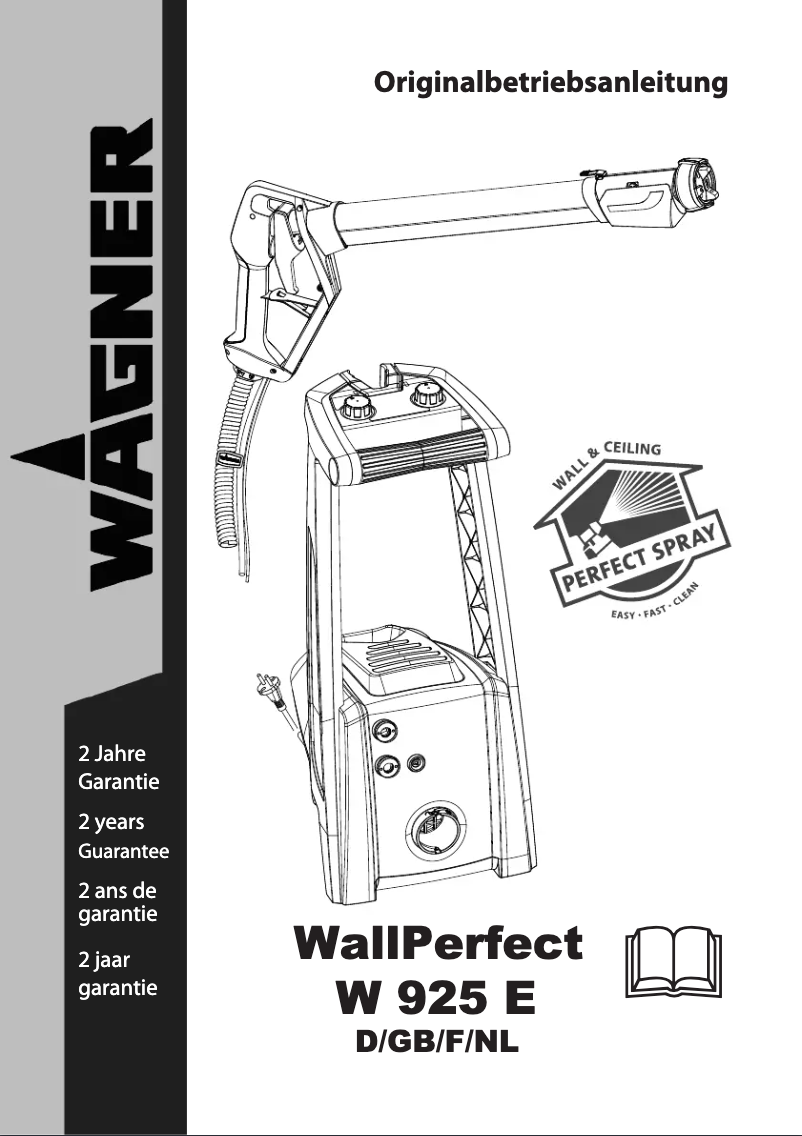 Página 1 del manual Manual de usuario Wagner WallPerfect W 925 E