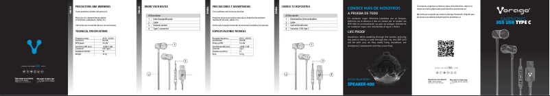 Imagen de la primera página del manual del dispositivo EP-305