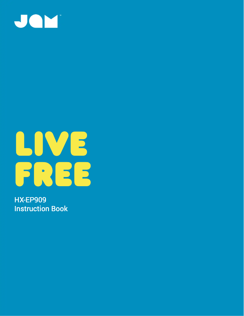 Página 1 del manual Manual de usuario Jam Live Free HX-EP909