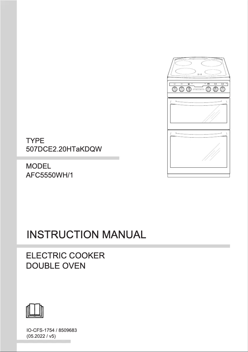 Imagen de la primera página del manual del dispositivo AFC5550WH