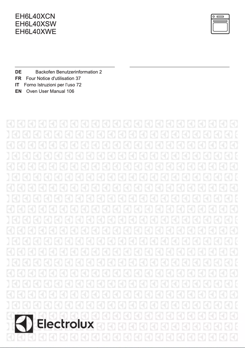 Imagen de la primera página del manual del dispositivo EH6L40XCN
