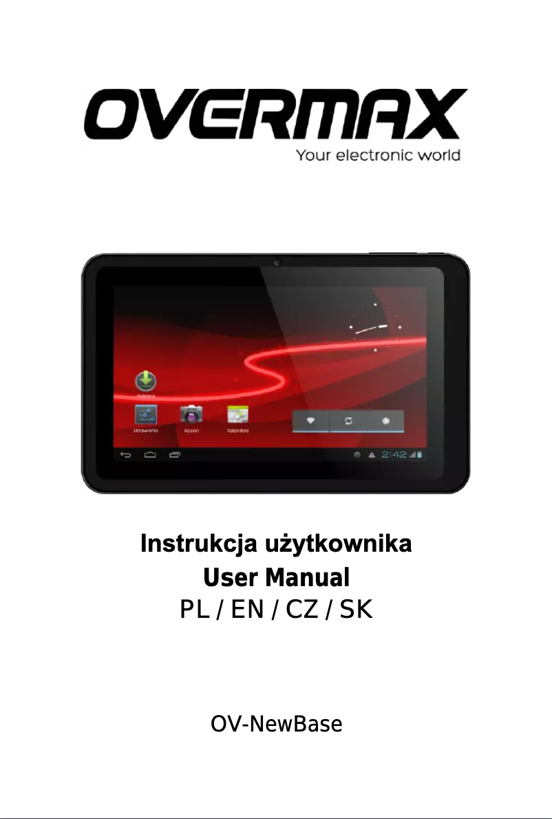 Imagen de la primera página del manual del dispositivo NewBase