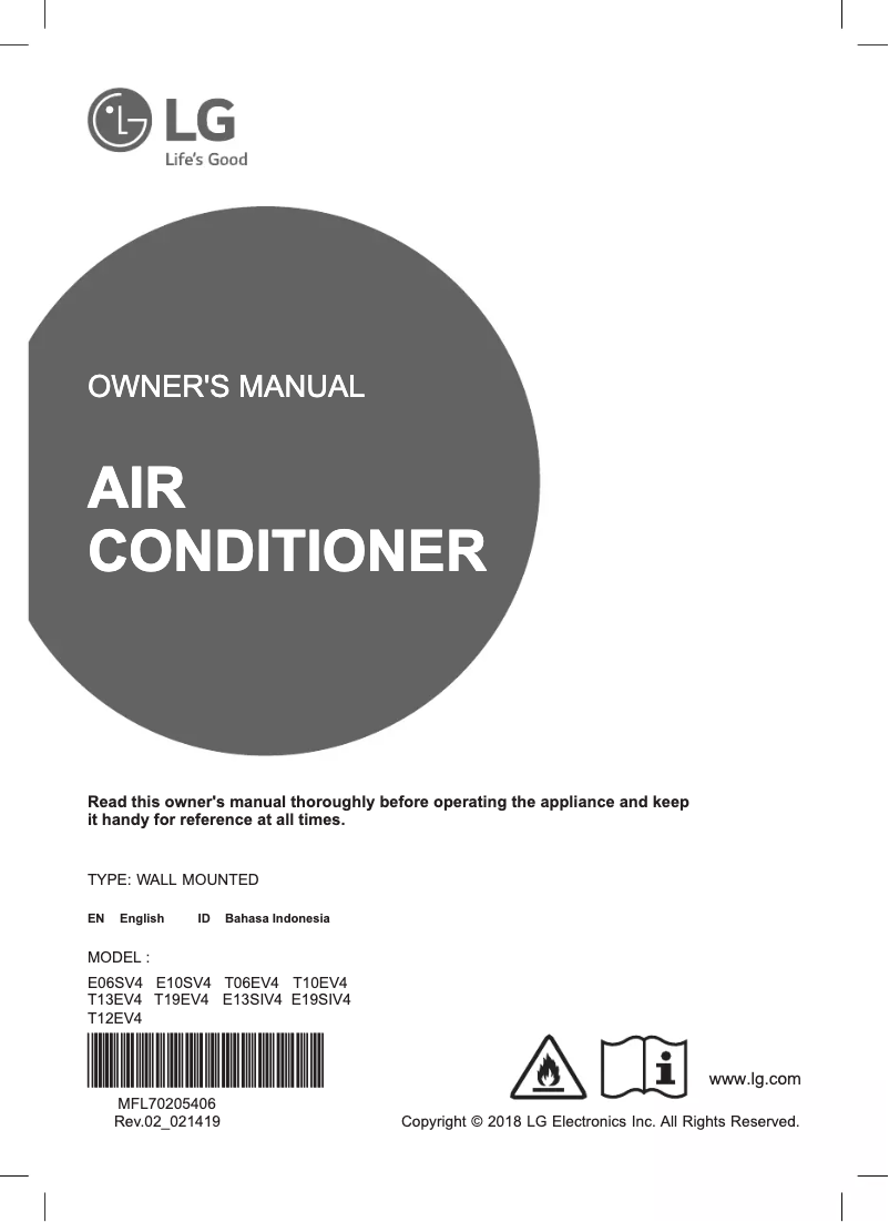 Imagen de la primera página del manual del dispositivo T12EV4