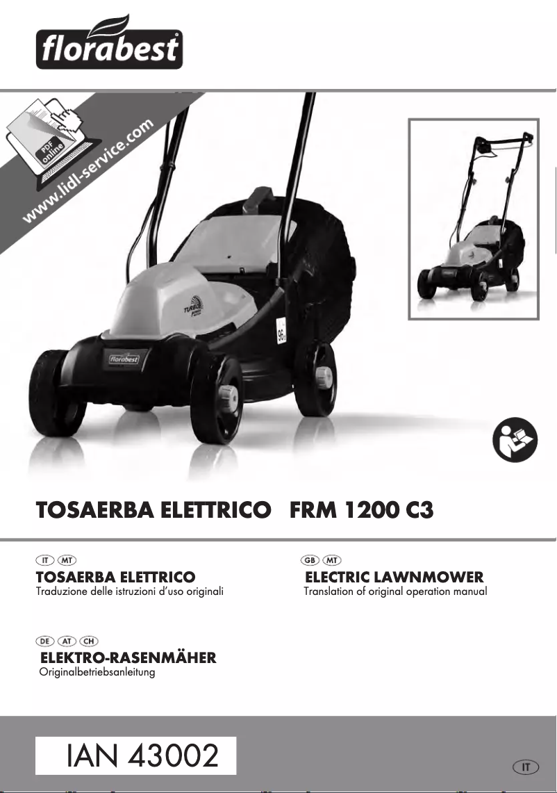 Página 1 del manual Manual de usuario Florabest FRM 1200 C3