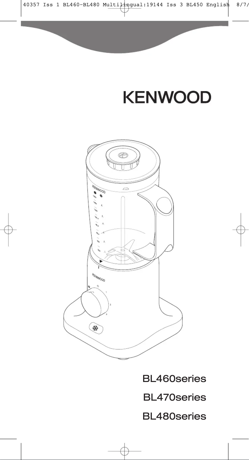 Página 1 del manual Manual de usuario Kenwood kMix BL480