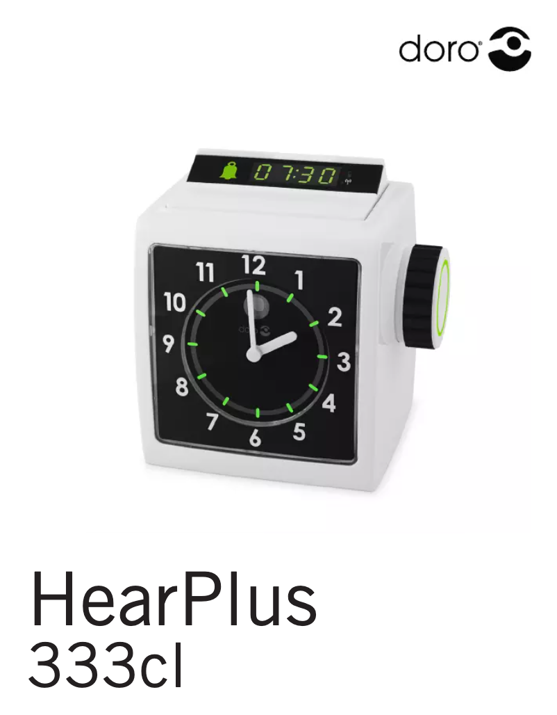 Imagen de la primera página del manual del dispositivo HearPlus 333cl