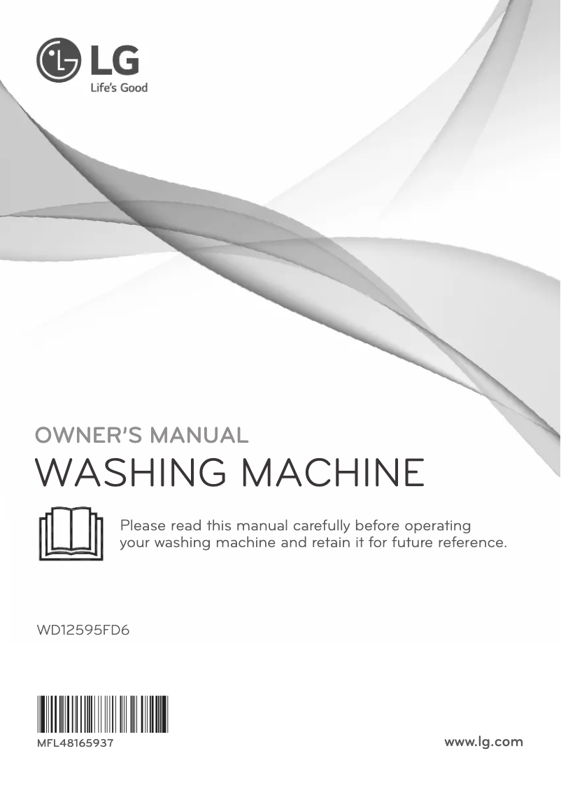 Página 1 del manual Manual de usuario LG WD12595FD6
