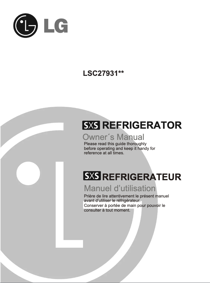 Imagen de la primera página del manual del dispositivo LSC27931SW