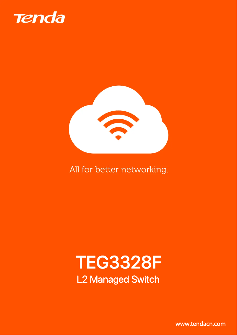 Página 1 del manual Ficha técnica Tenda TEG3328F