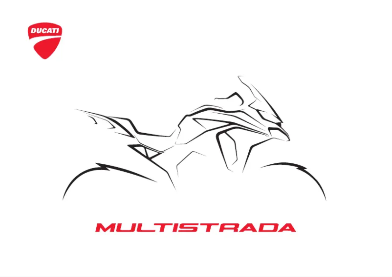 Imagen de la primera página del manual del dispositivo Multistrada V4 Rally Full Adventure (2023)