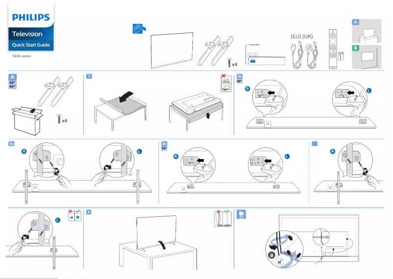 Imagen de la primera página del manual del dispositivo 75PUS8007