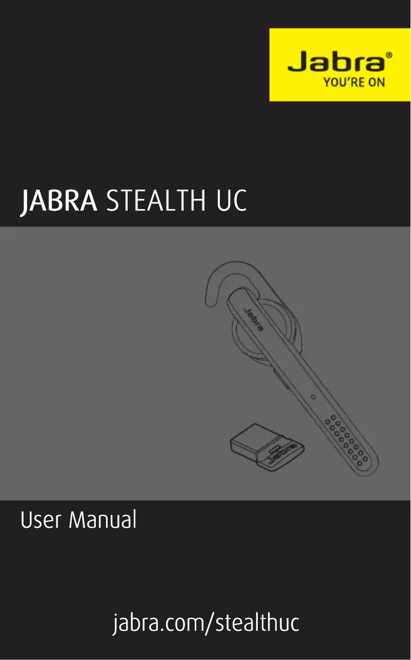 Imagen de la primera página del manual del dispositivo Stealth UC