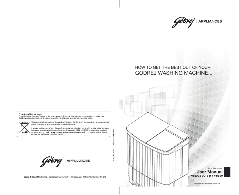 Página 1 del manual Manual de usuario Godrej WSEDGE ULTS 85 5.0 DB2M