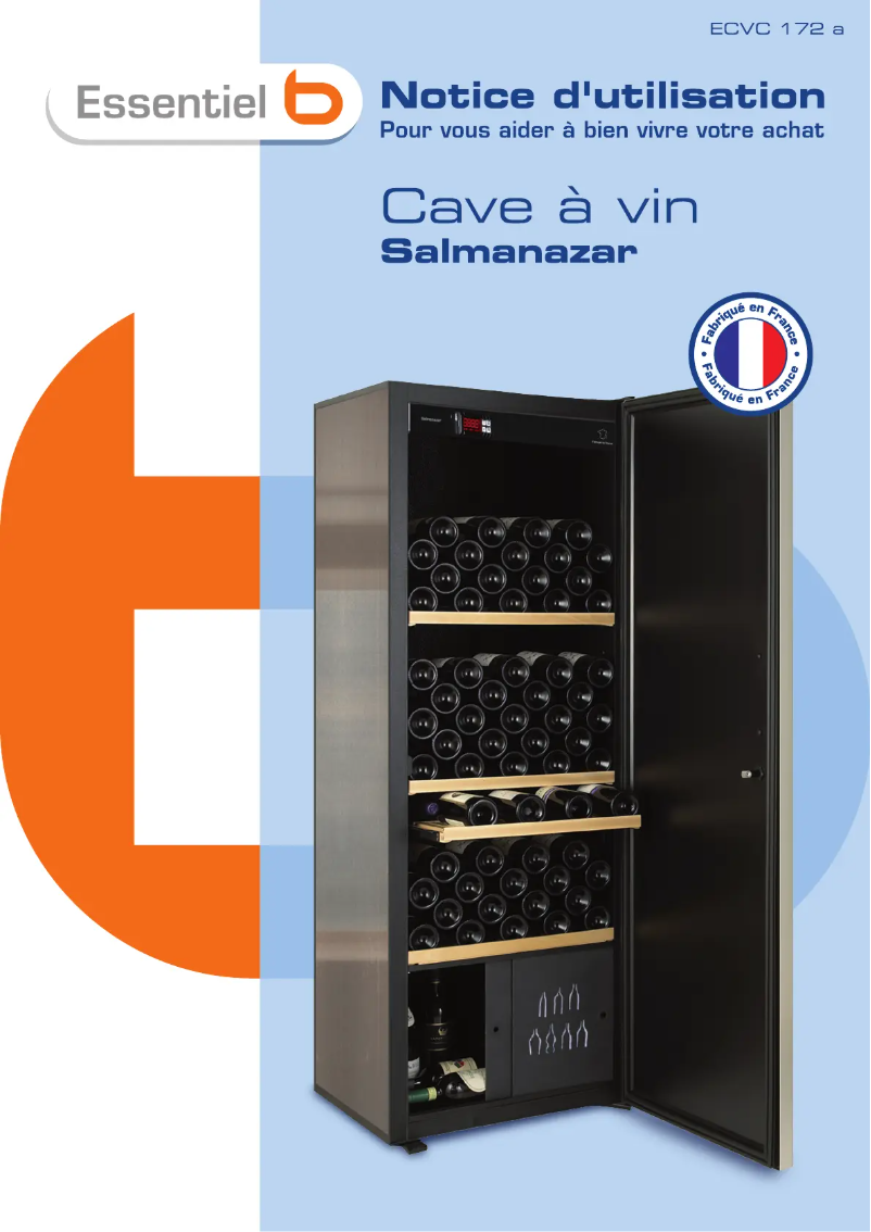 Imagen de la primera página del manual del dispositivo Salmanazar ECVC 172 a