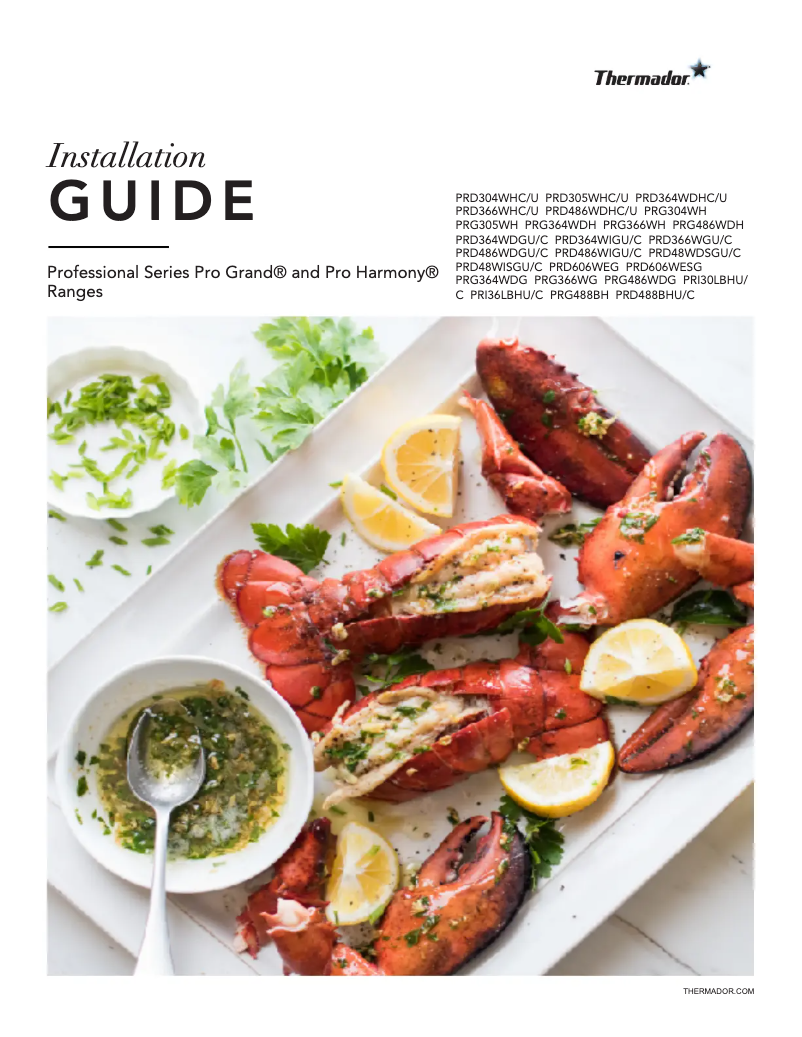 Imagen de la primera página del manual del dispositivo PRD486WIGU