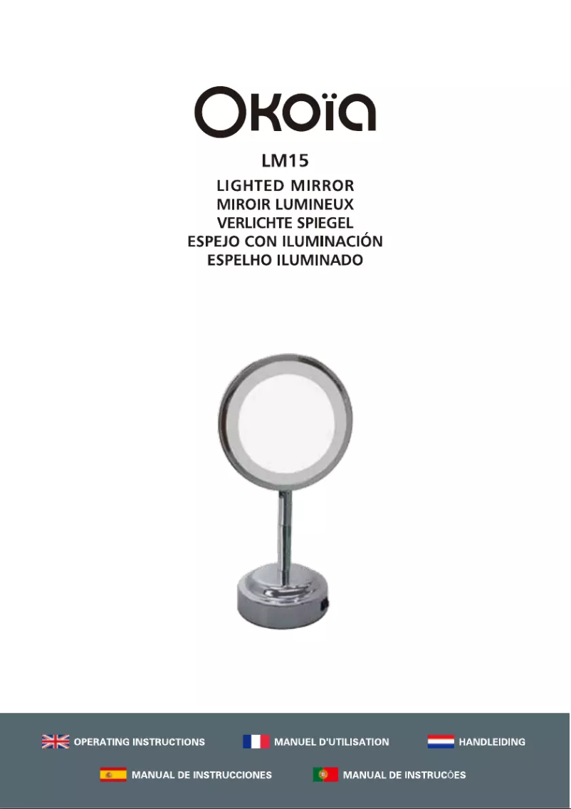 Imagen de la primera página del manual del dispositivo LM15