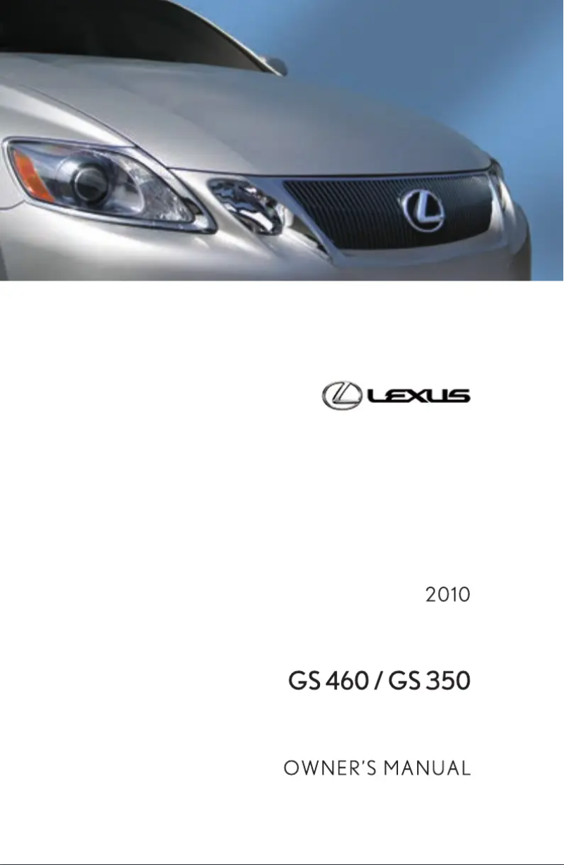 Imagen de la primera página del manual del dispositivo GS 350 (2010)