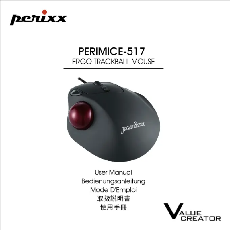 Página 1 del manual Manual de usuario Perixx PERIMICE-517