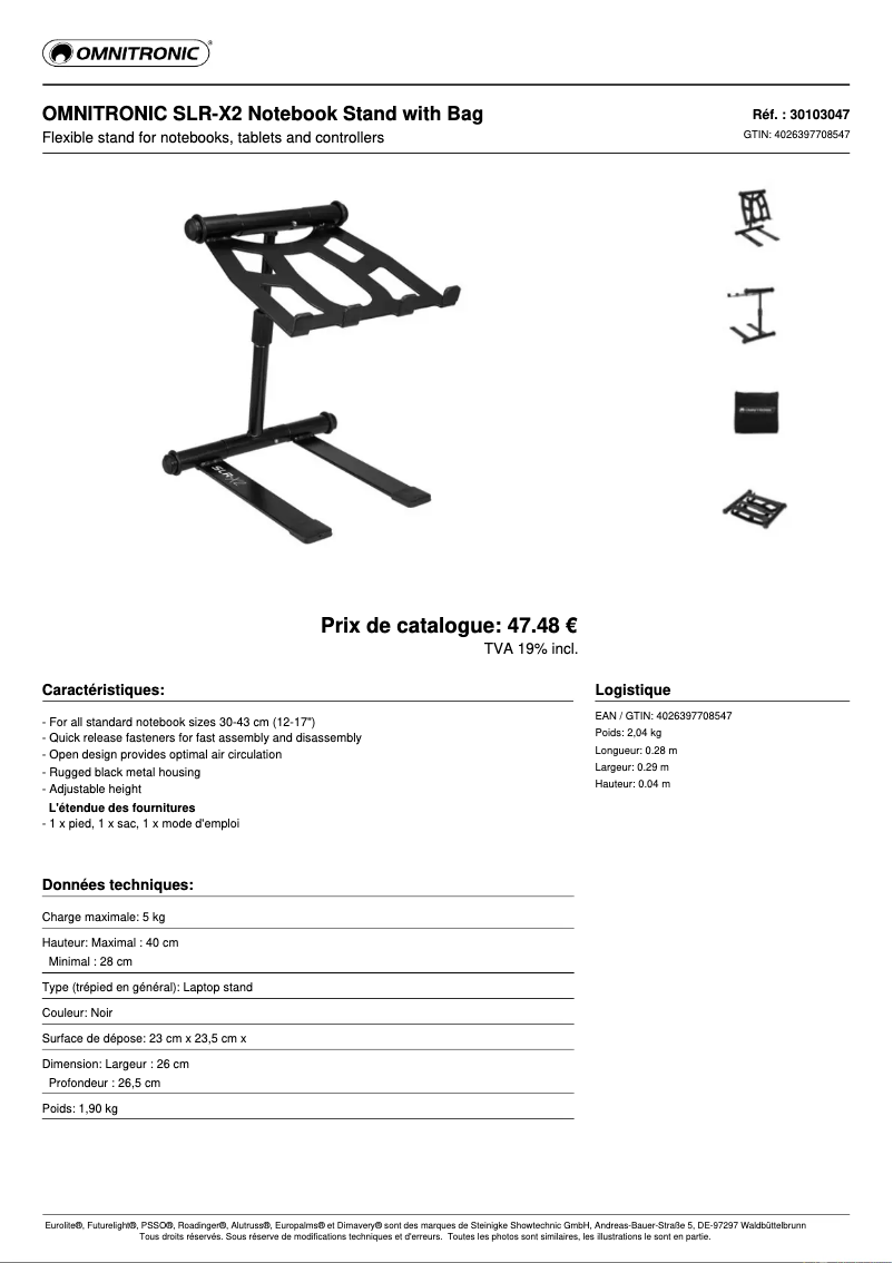 Imagen de la primera página del manual del dispositivo SLR-X2