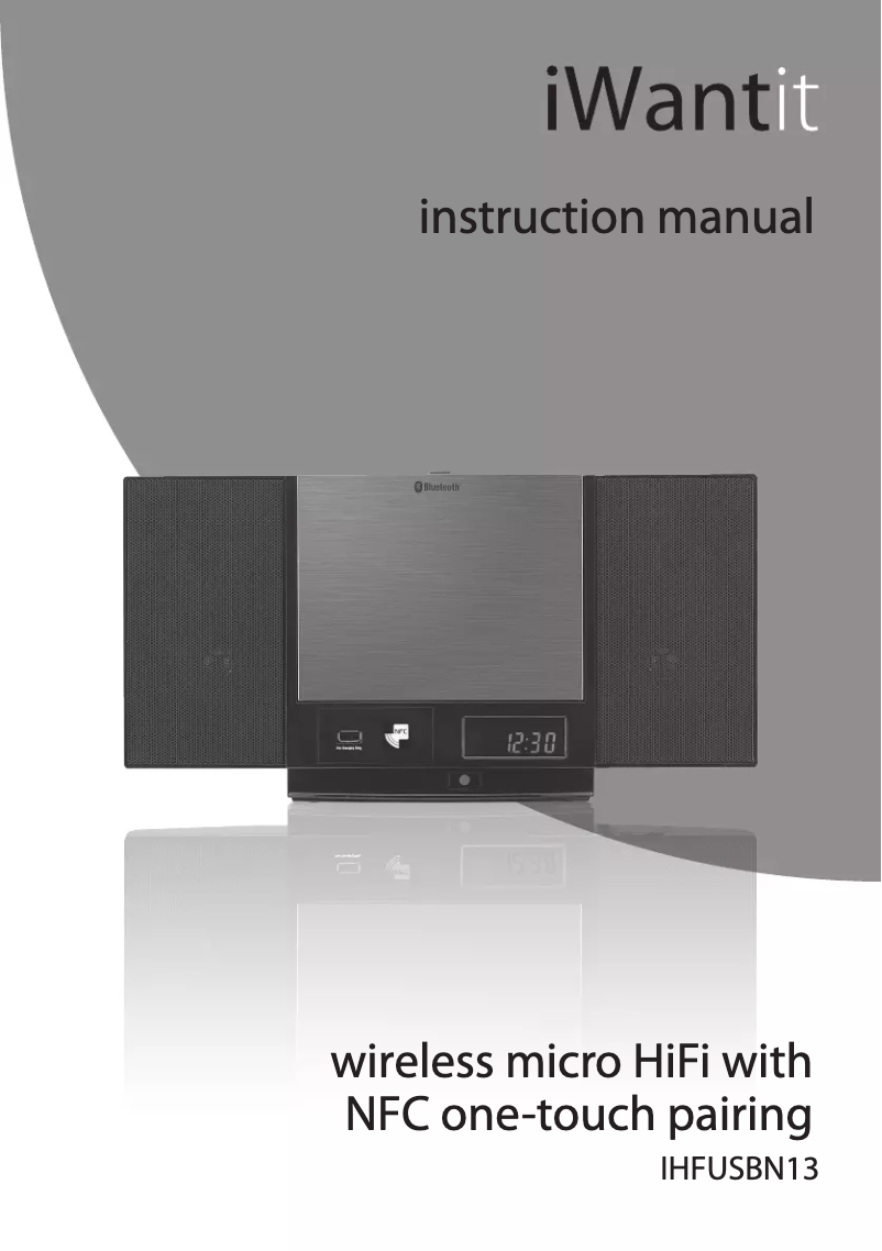 Imagen de la primera página del manual del dispositivo IHFUSBN13