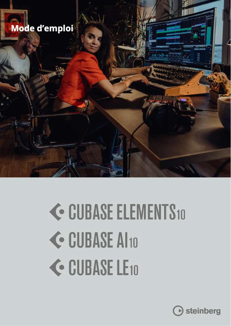 Página 1 del manual Manual de usuario Steinberg Cubase Elements 10