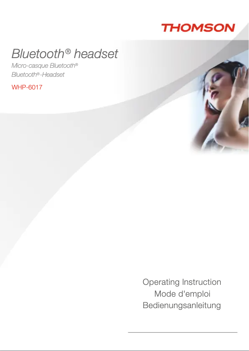Imagen de la primera página del manual del dispositivo WHP-6017