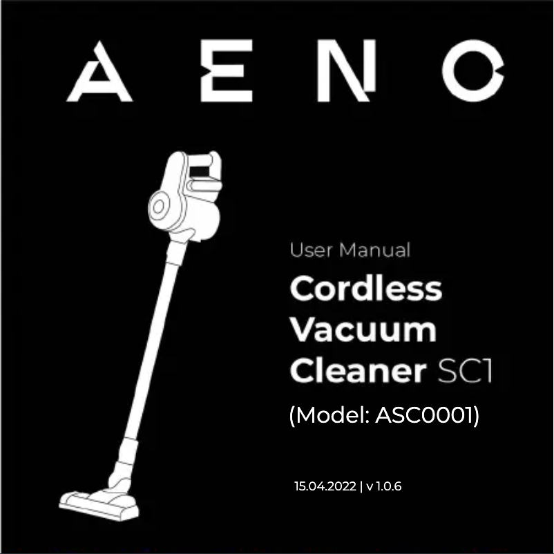 Página 1 del manual Manual de usuario AENO SC1