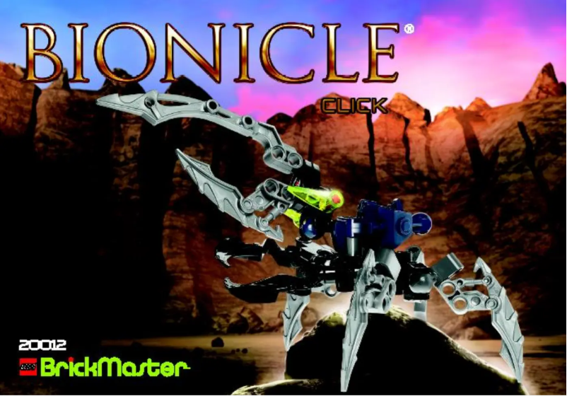 Imagen de la primera página del manual del dispositivo 2009 BM Bionicle SEP