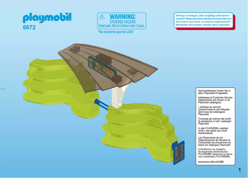 Página nº 1 - Manual de usuario Playmobil Splish Splash Café
