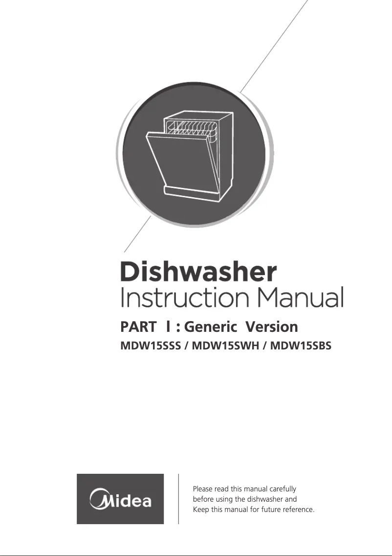 Imagen de la primera página del manual del dispositivo MDW15SSS