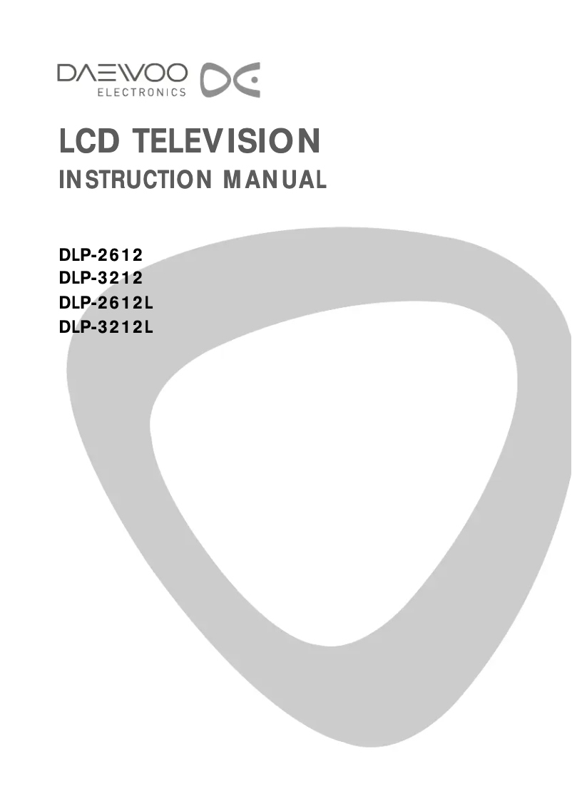 Página 1 del manual Manual de usuario Daewoo DLP-2612