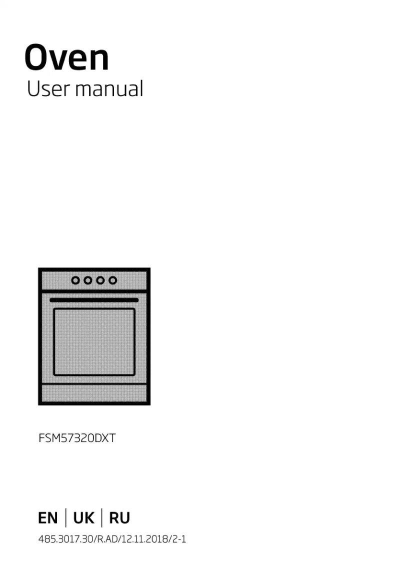 Imagen de la primera página del manual del dispositivo FSM57320DXT