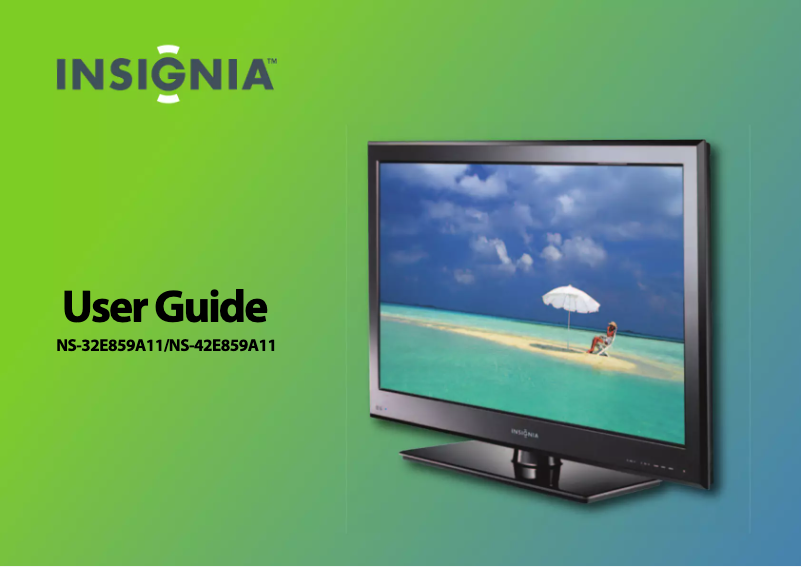 Página 1 del manual Manual de usuario Insignia NS-42E859A11