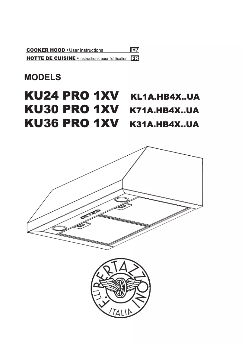 Imagen de la primera página del manual del dispositivo KU24PRO1XV
