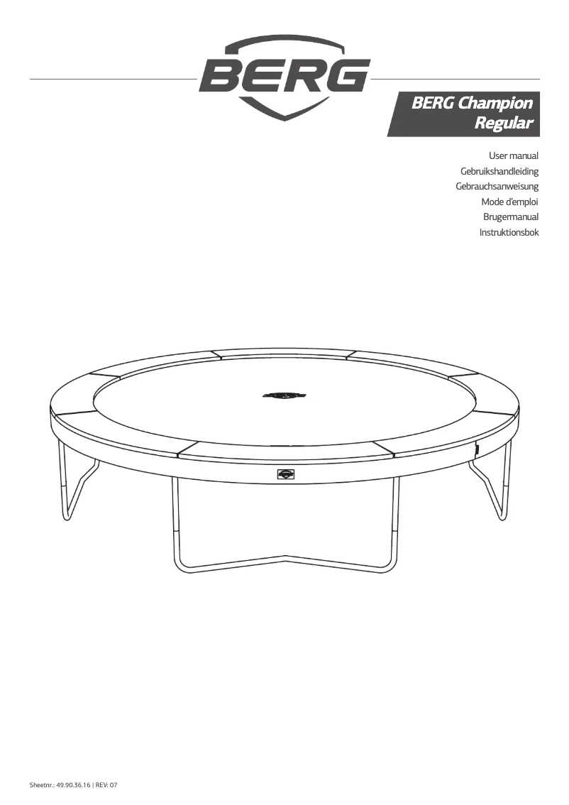 Imagen de la primera página del manual del dispositivo Champion Regular