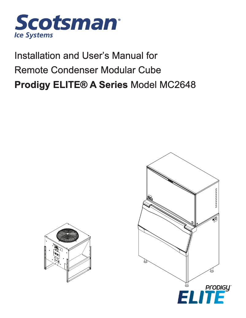 Imagen de la primera página del manual del dispositivo MC2648R