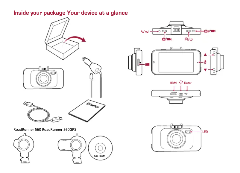 Página nº 1 - Guía de inicio rápido Prestigio RoadRunner 560 GPS