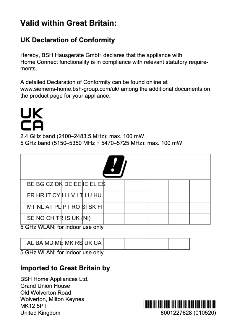 Imagen de la primera página del manual del dispositivo EX875KYV1E