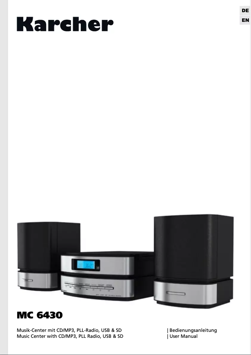 Imagen de la primera página del manual del dispositivo MC 6430