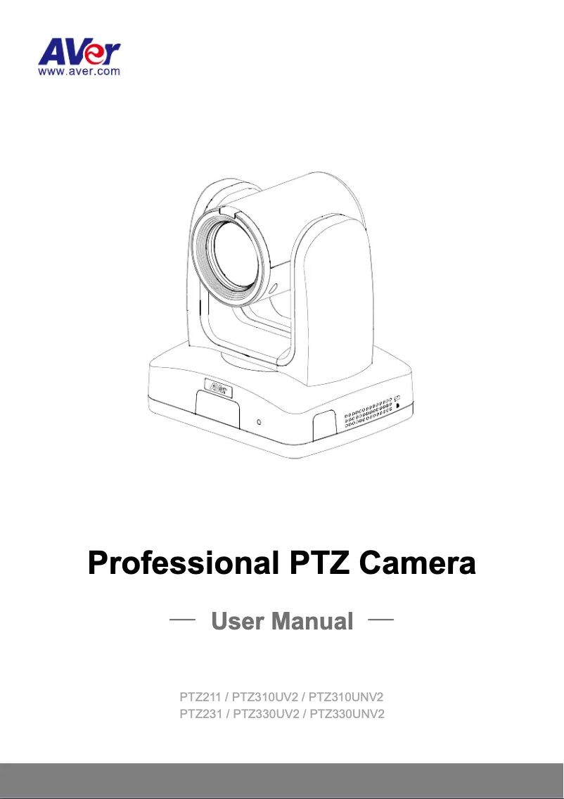 Página nº 1 - Manual de usuario AVer PTZ330