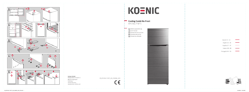 Página 1 del manual Manual de usuario Koenic KFK 561 F NF S