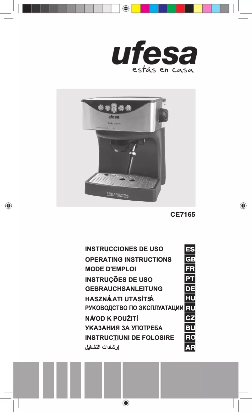 Imagen de la primera página del manual del dispositivo Duetto Creme CE7165