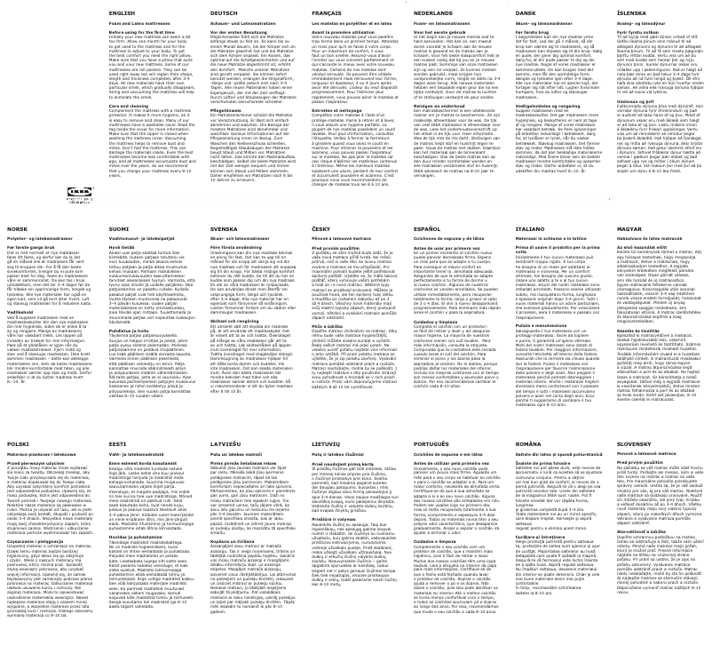 Imagen de la primera página del manual del dispositivo Morgedal Single