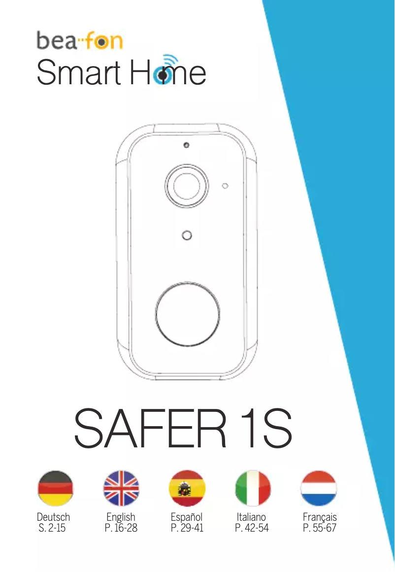 Página 1 del manual Manual de usuario Bea-fon Safer 1S