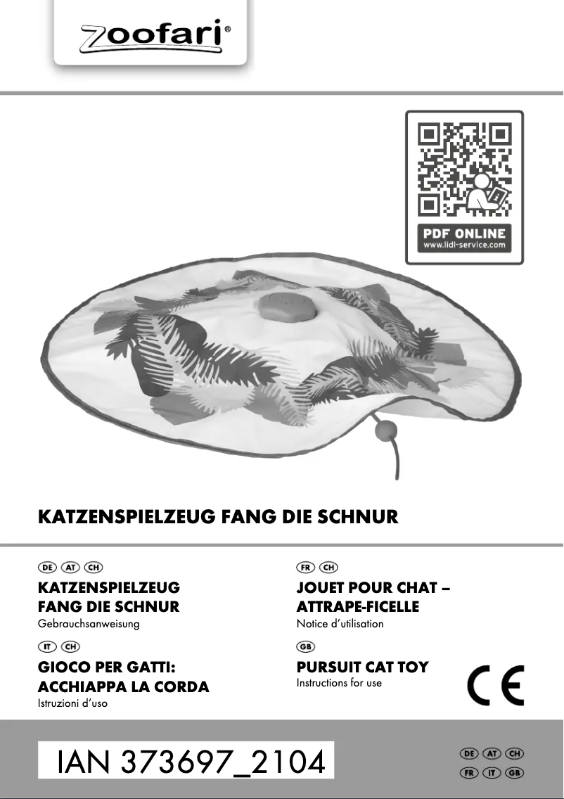 Página nº 1 - Manual de usuario Zoofari IAN 373697