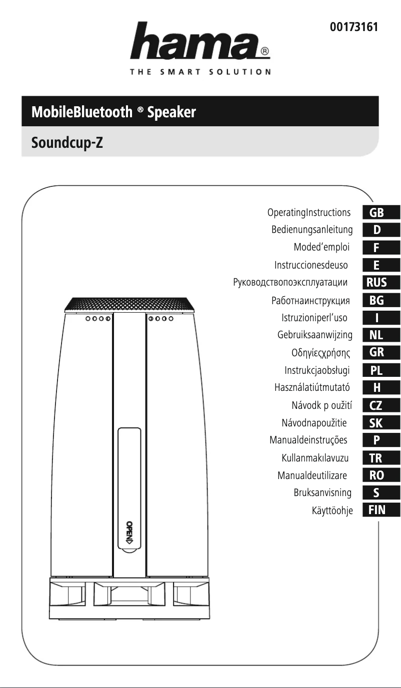 Página nº 1 - Manual de usuario Hama Soundcup-Z