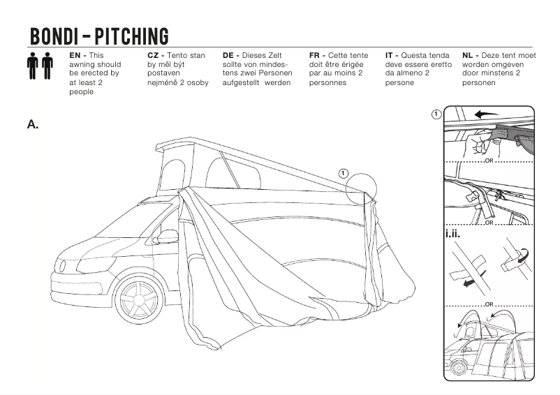 Imagen de la primera página del manual del dispositivo Bondi Low