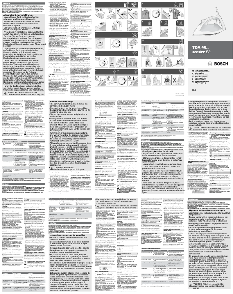 Página 1 del manual Manual de usuario Bosch TDA46MOVE2