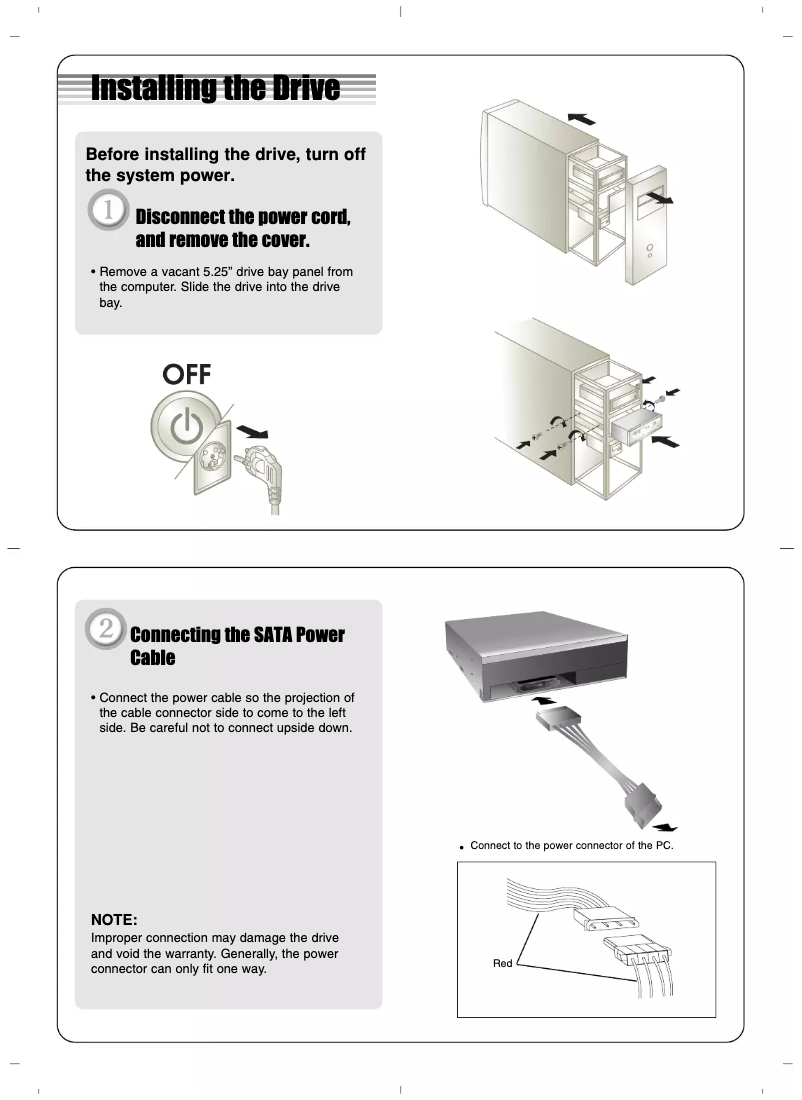 Imagen de la primera página del manual del dispositivo GSA-H62N